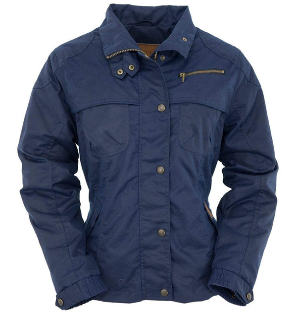 Ladies' Oilskin Sheila's Delight Jacket - Navy Colour