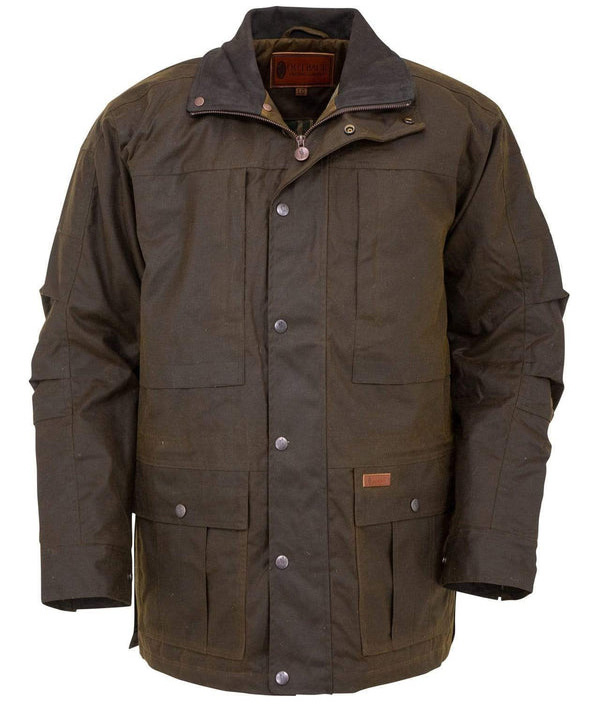 Ladies and Mens Deer Hunter Oilskin Jacket - Bronze Colour